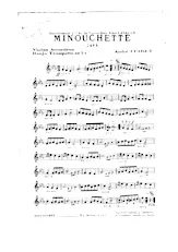 descargar la partitura para acordeón Minouchette (Java) en formato PDF