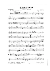 download the accordion score Sabayon (Orchestration Complète) (Baïon Cha Cha Cha) in PDF format