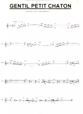 descargar la partitura para acordeón Gentil petit chaton (Cha Cha) en formato PDF