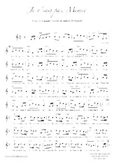 descargar la partitura para acordeón Je n' sais pas Mémée (Polka) en formato PDF