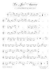 download the accordion score La Jav' Amour in PDF format