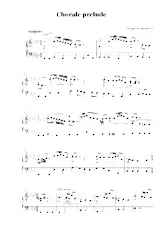 descargar la partitura para acordeón Chorale prelude en formato PDF