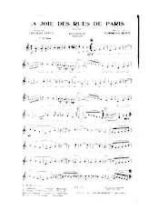 scarica la spartito per fisarmonica La joie des rues de Paris (Valse) in formato PDF