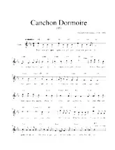 télécharger la partition d'accordéon Canchon Dormoire (Le p'tit Quinquin) au format PDF