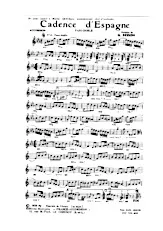 télécharger la partition d'accordéon Cadence d'Espagne (Paso Doble) au format PDF