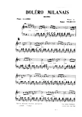 descargar la partitura para acordeón Boléro Milanais en formato PDF