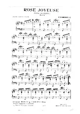 télécharger la partition d'accordéon Rose Joyeuse (Rosa Allegra) (Piano Conducteur) (Polka) au format PDF