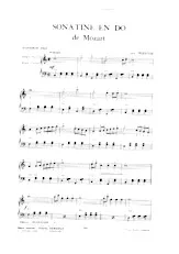 download the accordion score Sonatine en do (Arrangement Fernyse) in PDF format