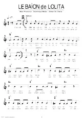 download the accordion score Le baïon de Lolita in PDF format