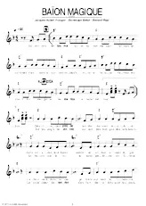 download the accordion score Baïon Magique in PDF format