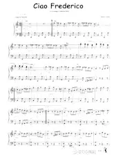 télécharger la partition d'accordéon Ciao Frederico (Tarentelle) au format PDF