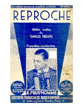 scarica la spartito per fisarmonica Reproche (Sur la Chanson de Roger Vaysse) (Harmonisée par : Laurent Halet) (Valse) in formato PDF