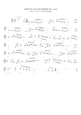 scarica la spartito per fisarmonica Marche du centenaire de l'AJA in formato PDF