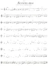 scarica la spartito per fisarmonica Reviens Moi (Slow) in formato PDF