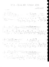 scarica la spartito per fisarmonica Une fille de vingt ans (Madison) in formato PDF