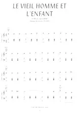 descargar la partitura para acordeón Le vieil homme et l'enfant en formato PDF