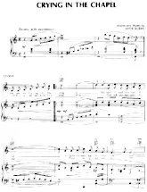 download the accordion score Crying in the chapel (Slow) in PDF format
