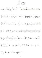 descargar la partitura para acordeón Clara (Java) en formato PDF