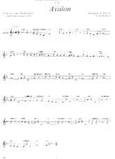 descargar la partitura para acordeón Avalon (Fox Trot) en formato PDF