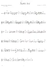 scarica la spartito per fisarmonica Sans toi (Tango) in formato PDF