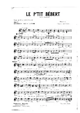 télécharger la partition d'accordéon Le p'tit Bébert (Java Chantée) au format PDF