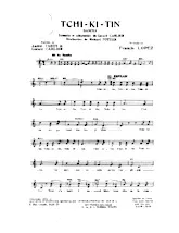 scarica la spartito per fisarmonica Tchi Ki Tin (Du film : Rendez-vous à Grenade) (Samba) in formato PDF
