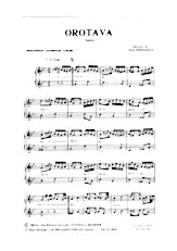 télécharger la partition d'accordéon Orotava (Tango) au format PDF