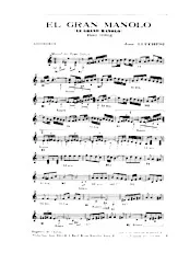 télécharger la partition d'accordéon El gran Manolo (Le grand Manolo) (Paso Doble) au format PDF