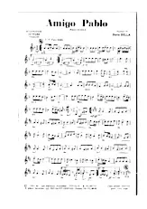 descargar la partitura para acordeón Amigo Pablo (Paso Doble) en formato PDF
