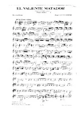 download the accordion score El valiente Matador (Vaillant Matador) (Paso Doble) in PDF format