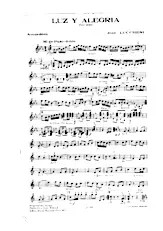 descargar la partitura para acordeón Luz y alegria (Paso Doble) en formato PDF