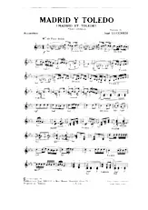 descargar la partitura para acordeón Madrid y Toledo (Madrid et Tolède) (Paso Doble) en formato PDF