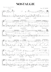 descargar la partitura para acordeón Nostalgie (Boléro) en formato PDF