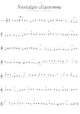 download the accordion score Nostalgie d'Automne in PDF format
