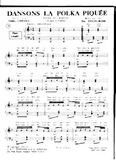 download the accordion score Dansons la polka piquée (Polka du Morvan) in PDF format