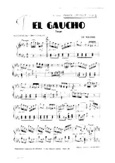 télécharger la partition d'accordéon El Gaucho (Tango) au format PDF