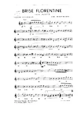 scarica la spartito per fisarmonica Brise Florentine (Valse Musette) in formato PDF