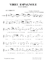 descargar la partitura para acordeón Virée Espagnole (Paso Doble Chanté) en formato PDF