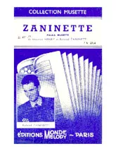 télécharger la partition d'accordéon Zaninette (Polka Musette) au format PDF