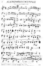 download the accordion score A la première coccinelle in PDF format