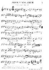 descargar la partitura para acordeón Amor y mas amor en formato PDF