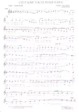 scarica la spartito per fisarmonica C'est une valse pour papa in formato PDF
