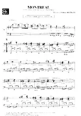 scarica la spartito per fisarmonica Montréal (Marche) in formato PDF