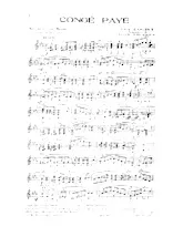 scarica la spartito per fisarmonica Congé payé (Swing) in formato PDF