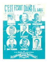 download the accordion score C'est écrit dans le ciel (Fox Trot Chanté) in PDF format