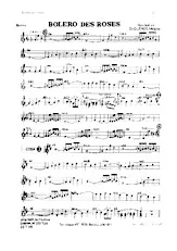 download the accordion score Boléro des roses in PDF format