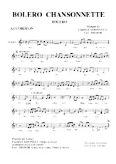 télécharger la partition d'accordéon Boléro Chansonnette au format PDF