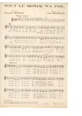 descargar la partitura para acordeón Tout le monde n'a pas (Swing Chanté) en formato PDF