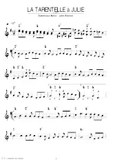 download the accordion score La tarentelle à Julie in PDF format