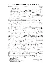 télécharger la partition d'accordéon Le ruisseau qui roule (Tango) au format PDF